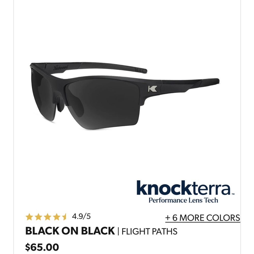Knockaround Black Sunglasses - Picture 7 of 7